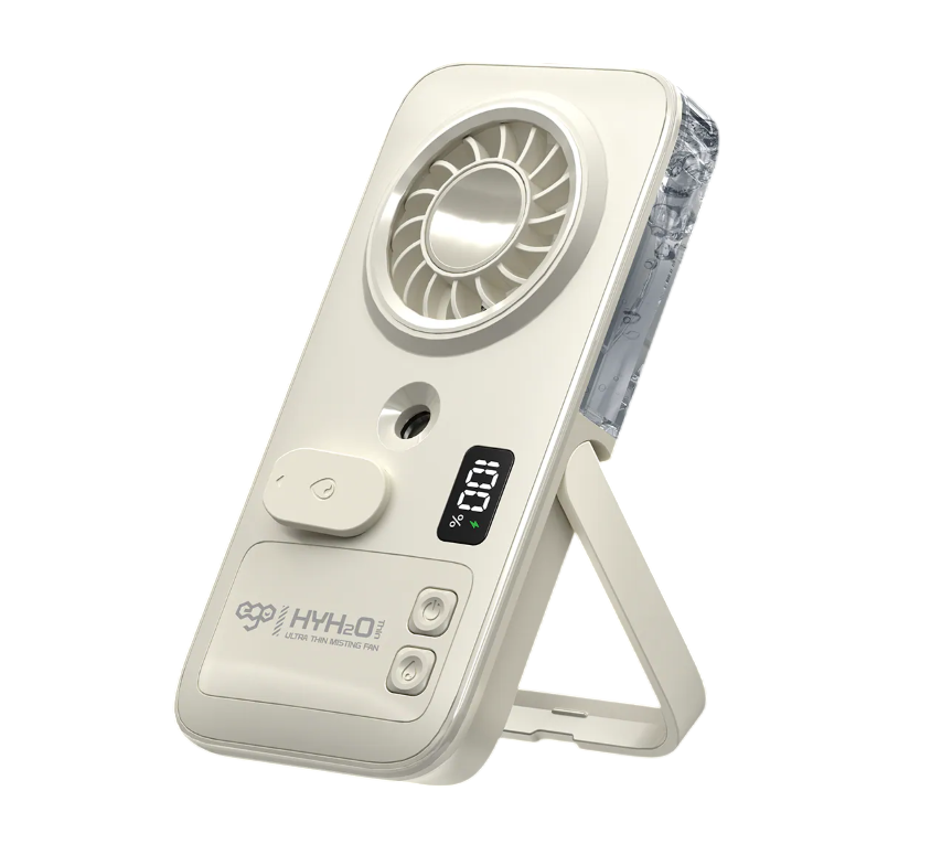 EGO HyH2O Thin 噴霧水冷風扇 米色 (P1-BEIGE) - 01-candidate_P1-WHITE-FRONT