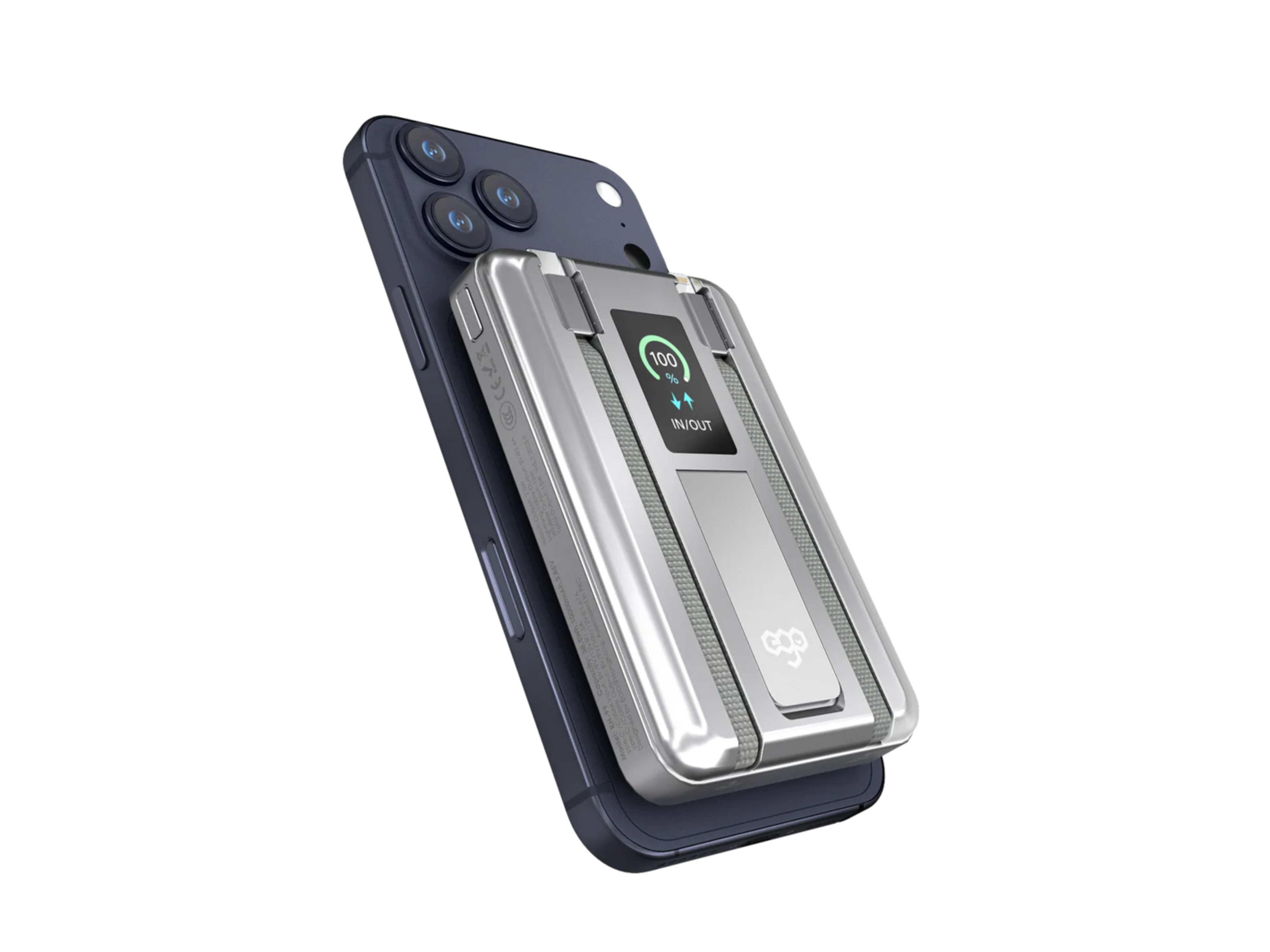 EGO AllyDelivery 4F 內置雙線及 MagSafe 10000mAh 6合1 行動電源 灰色 (KH99-GREY) - 01-hero_AD4FGY