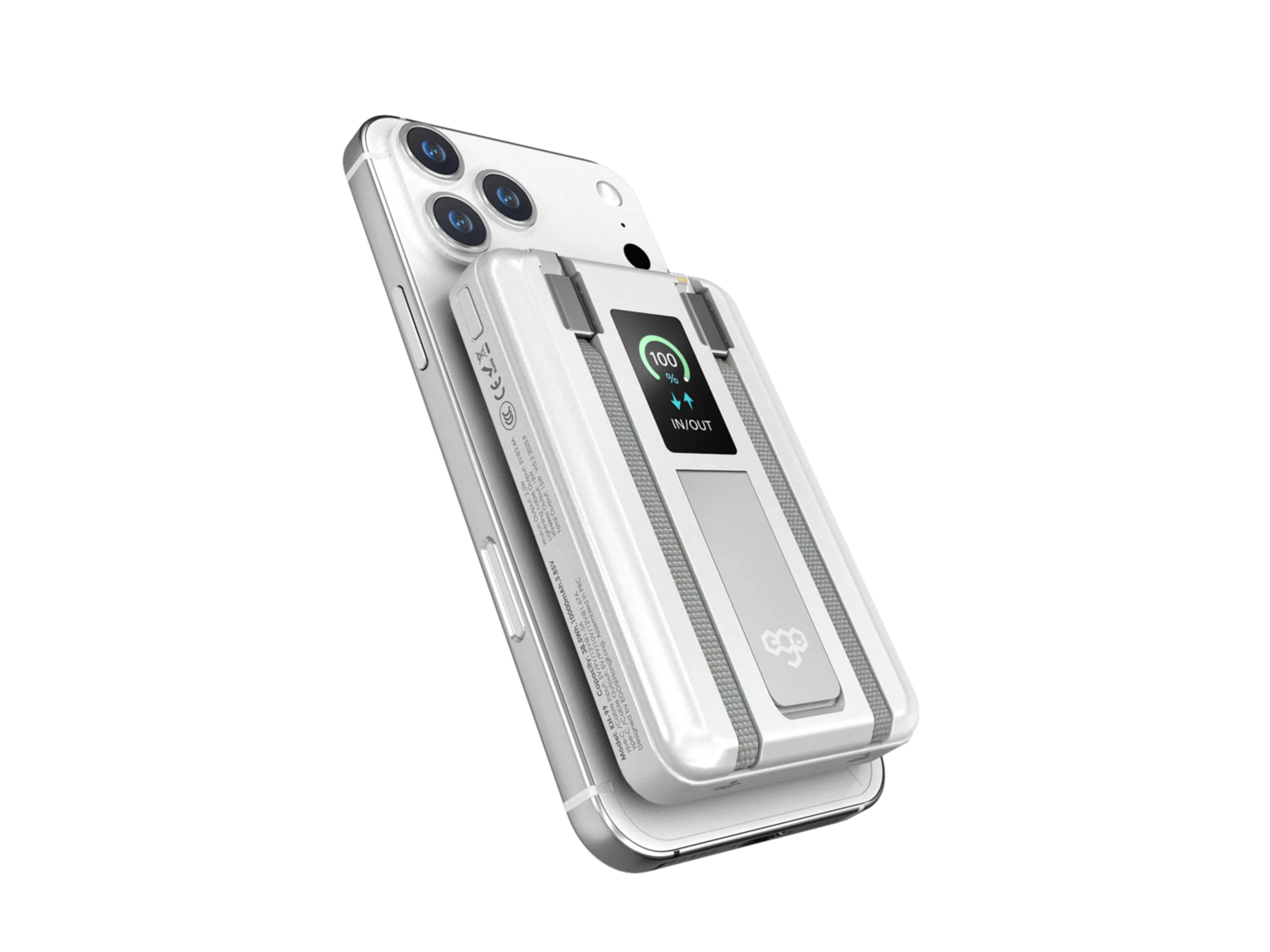 EGO AllyDelivery 4F 內置雙線及 MagSafe 10000mAh 6合1 行動電源 白色 (KH99-WHITE) - 01-hero_AD4FWH