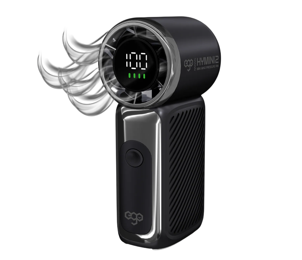 EGO HyMini2 超迷你手提風扇 黑色 (F127-BLACK) - 01-hero_F127-BLACK