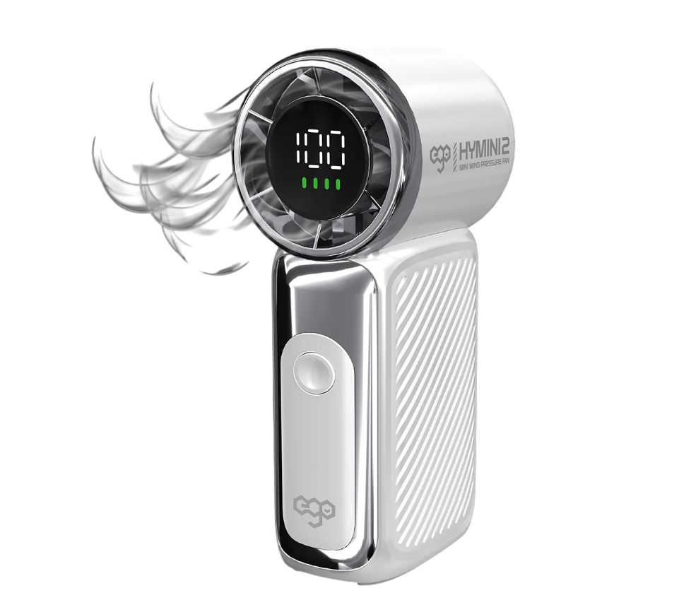 EGO HyMini2 超迷你手提風扇 銀色 (F127-SILVER) - 01-hero_F127-SILVER