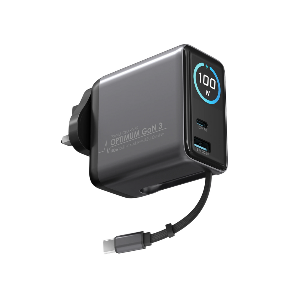 EGO 100W Optimum GaN3 旅行充電器 灰色 (OPG3-GREY) - 01-hero_OPG3-GREY