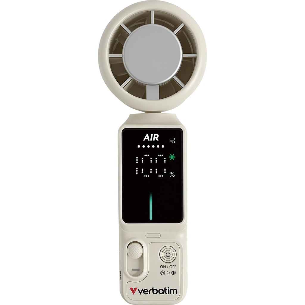 Verbatim Cool 'N' Go Ice Touch Pro 冰感手持風扇 白色 / 銀色 (32348) - 03-hero_32348(2)