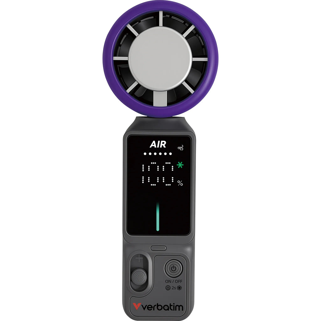 Verbatim Cool 'N' Go Ice Touch Pro 冰感手持風扇 灰色 / 紫色 (32349) - 03-hero_32349(2)