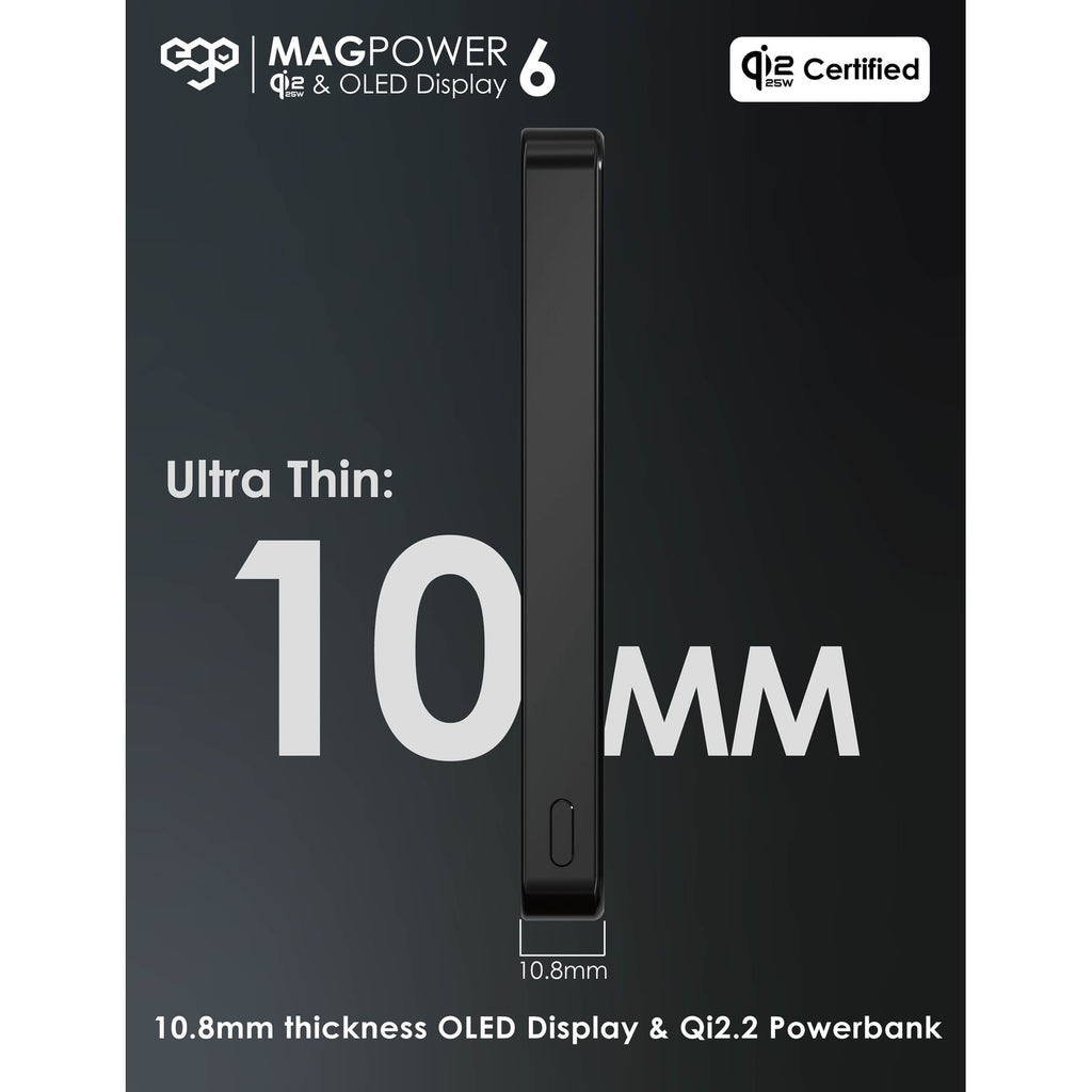 EGO MagPower 6 Qi2.2 10000mAh 磁吸流動電源 銀色 (M17AIR-SILVER) - 03-info-ultra-thin_M17AIR