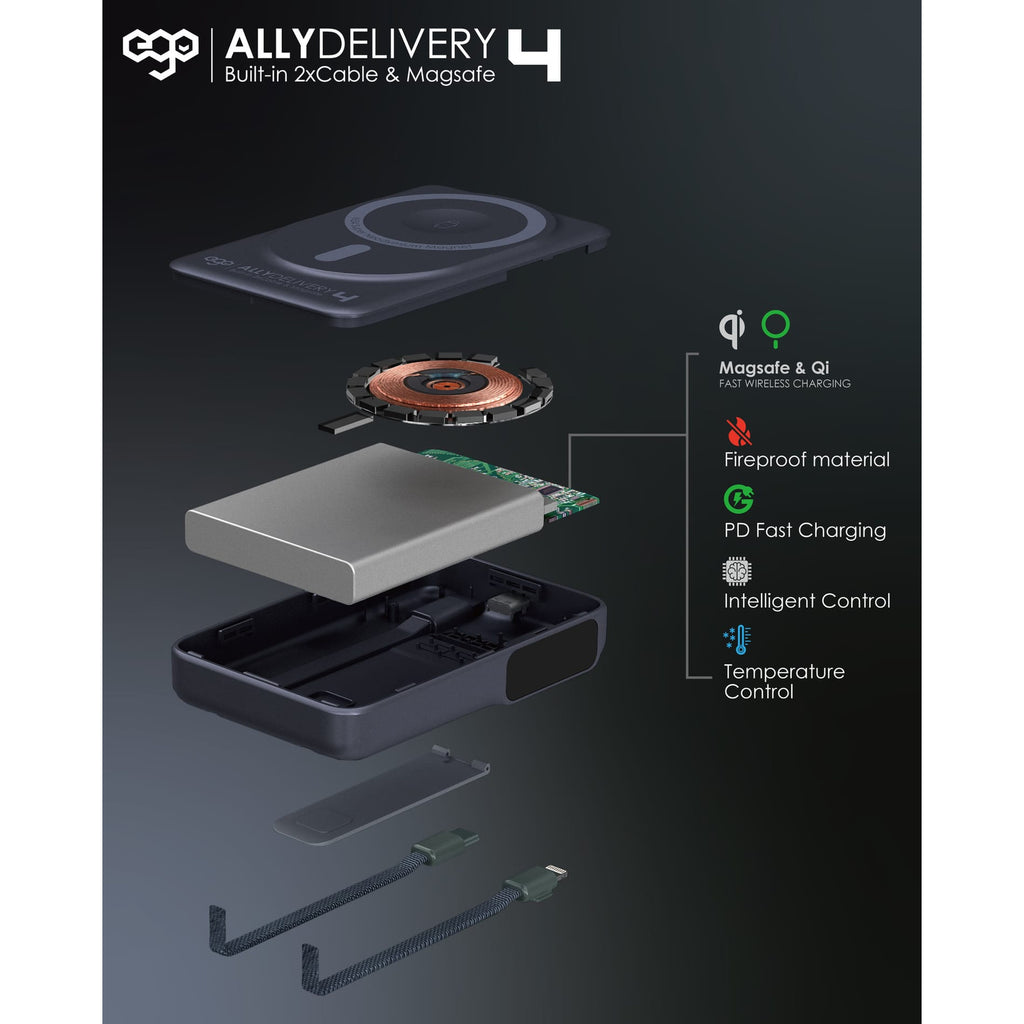 EGO Ally Delivery 4 3C 追溯碼（QR code）版 MagSafe 10000mAh 6 合 1 流動電源 冷灰色 (F52-GREY) - 05-info-internal-design_F52