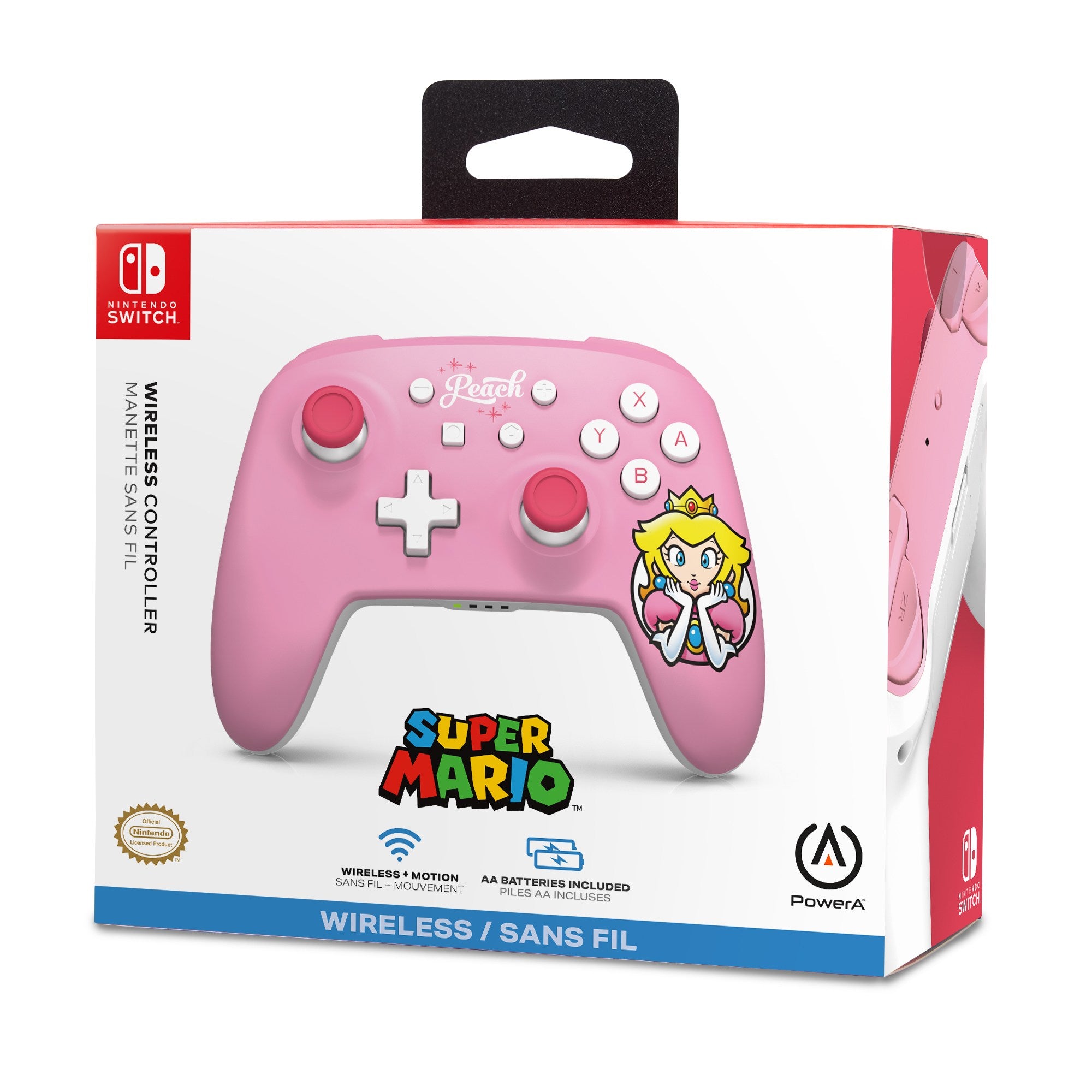 PowerA Nintendo Switch Enhanced 無線手掣 Peach (NSGP0255-01)