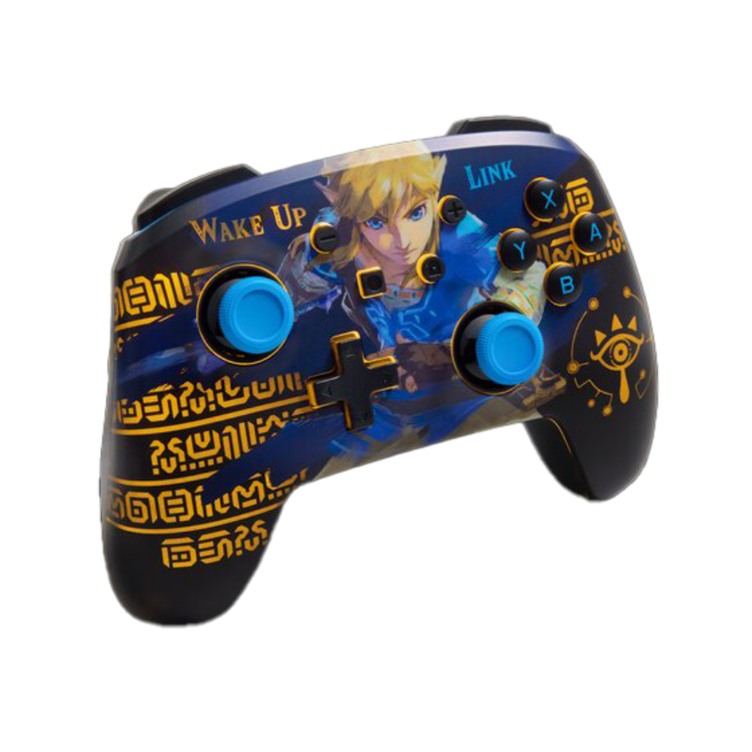 PowerA Nintendo Switch Enhanced 無線手掣 Lumectra Etched Wake Up Link (NSGP0363-01)