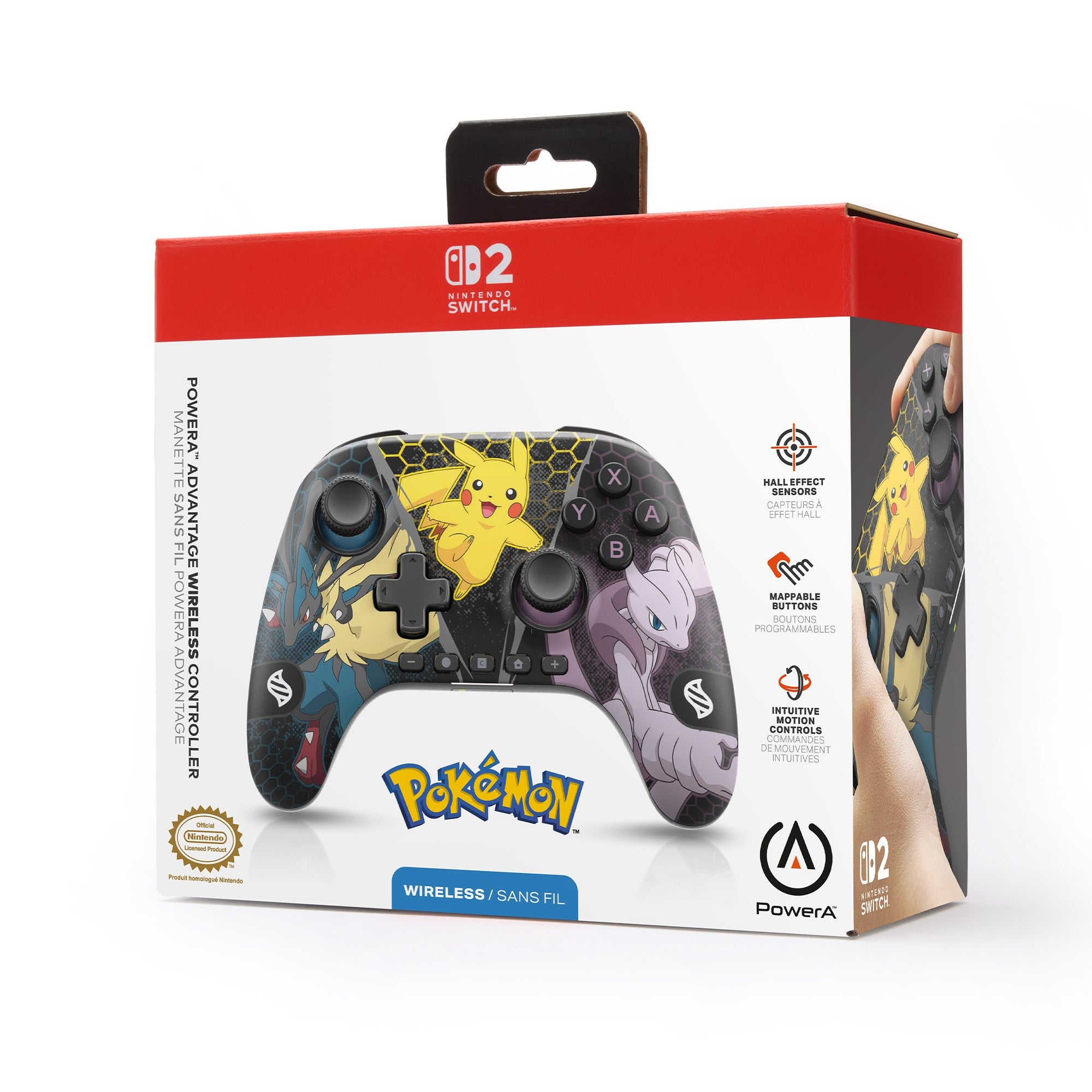 PowerA Advantage 無線手掣 For Switch 2 Pokemon: Mega Evolutions (NSGP0549-01C)