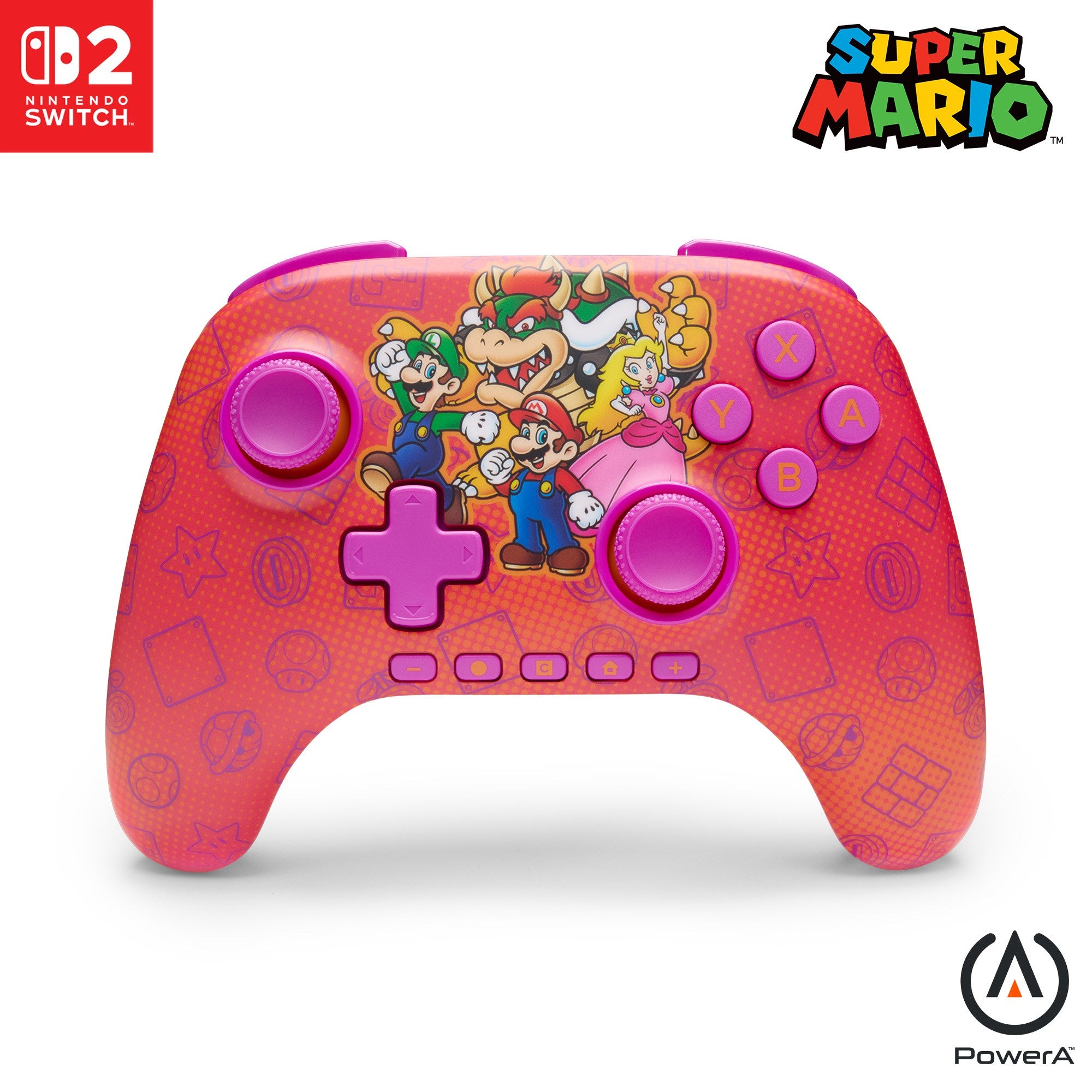 PowerA Advantage 無線手掣 For Switch 2 Mario And Friends (NSGP0548-01C)