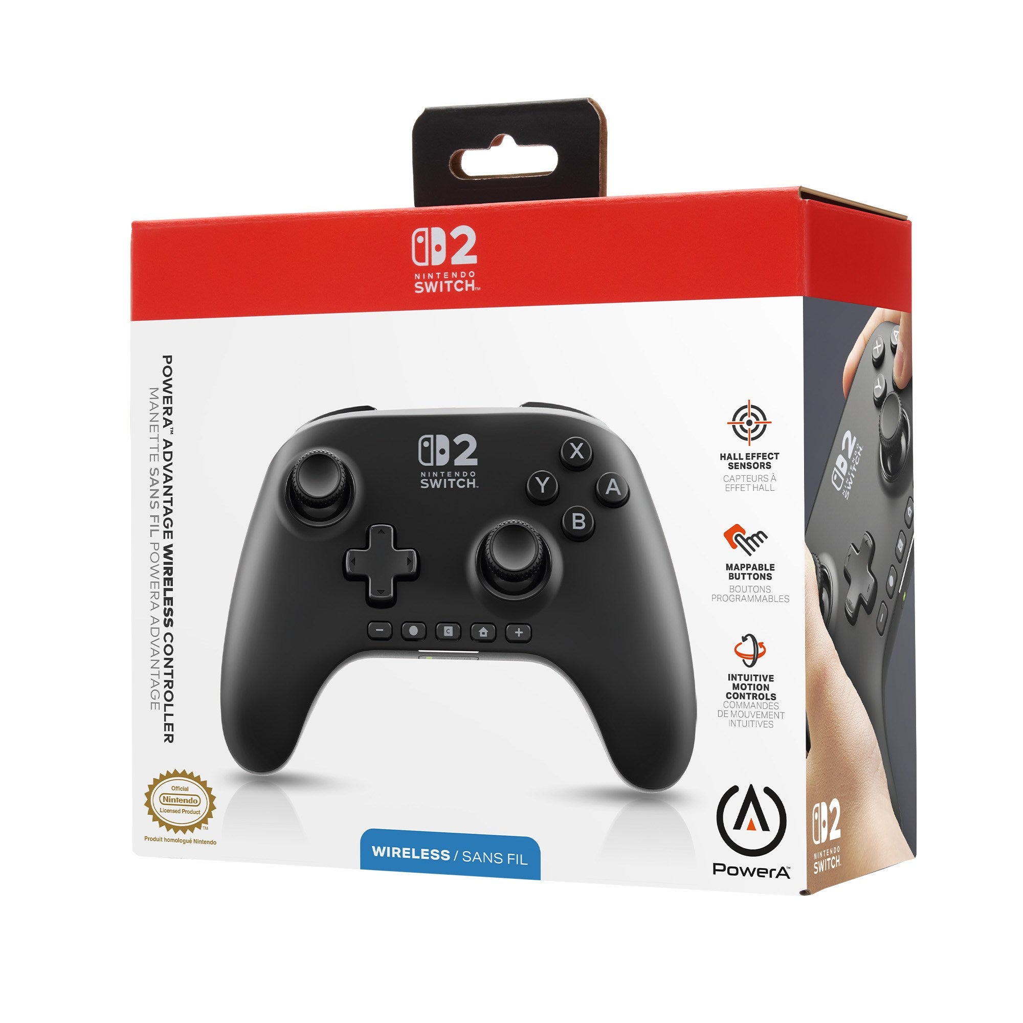 PowerA Advantage 無線手掣 For Switch 2 黑色 (NSGP0545-01C)