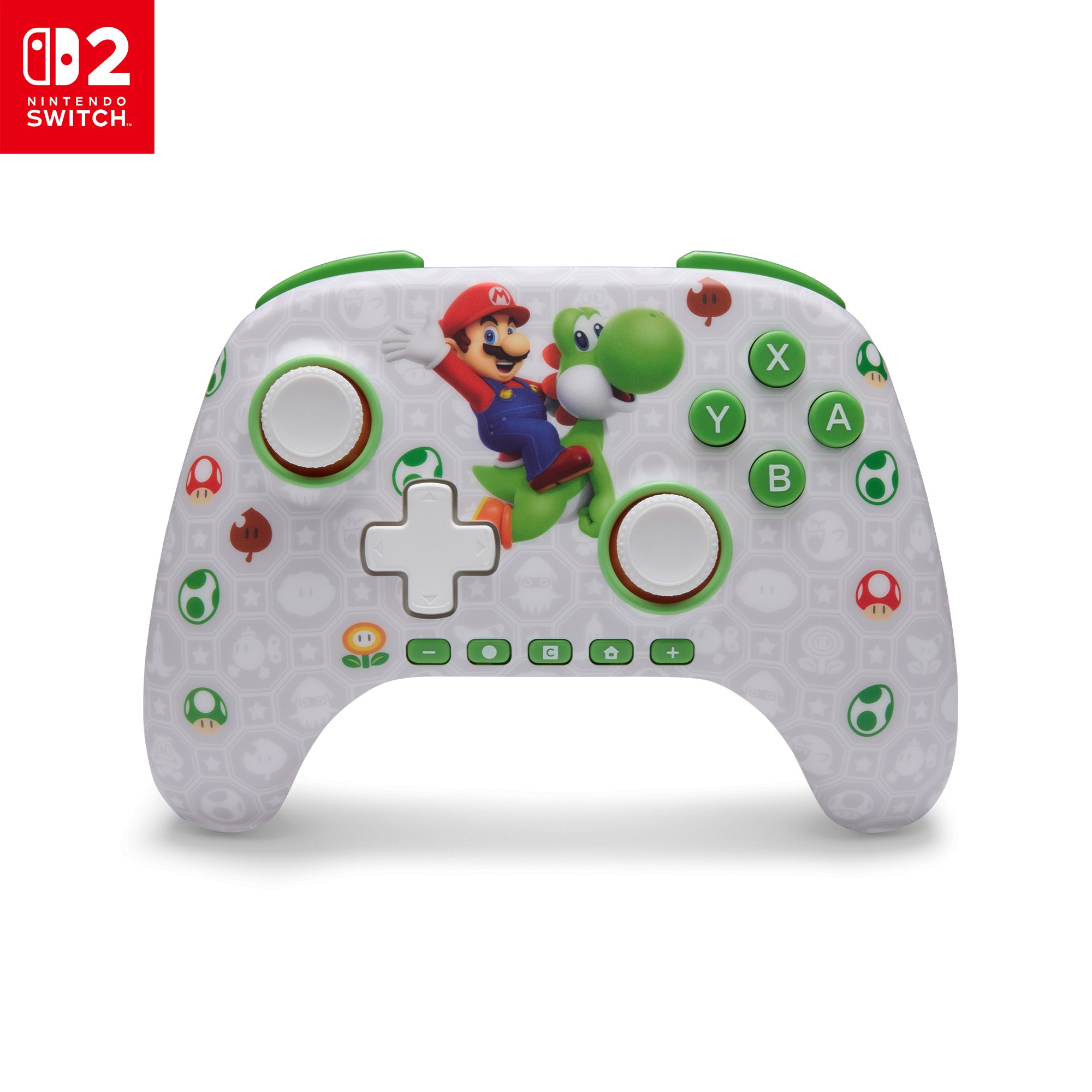 PowerA Advantage 無線手掣 for Nintendo Switch 2 Mario and Yoshi (NSGP0569-01C)