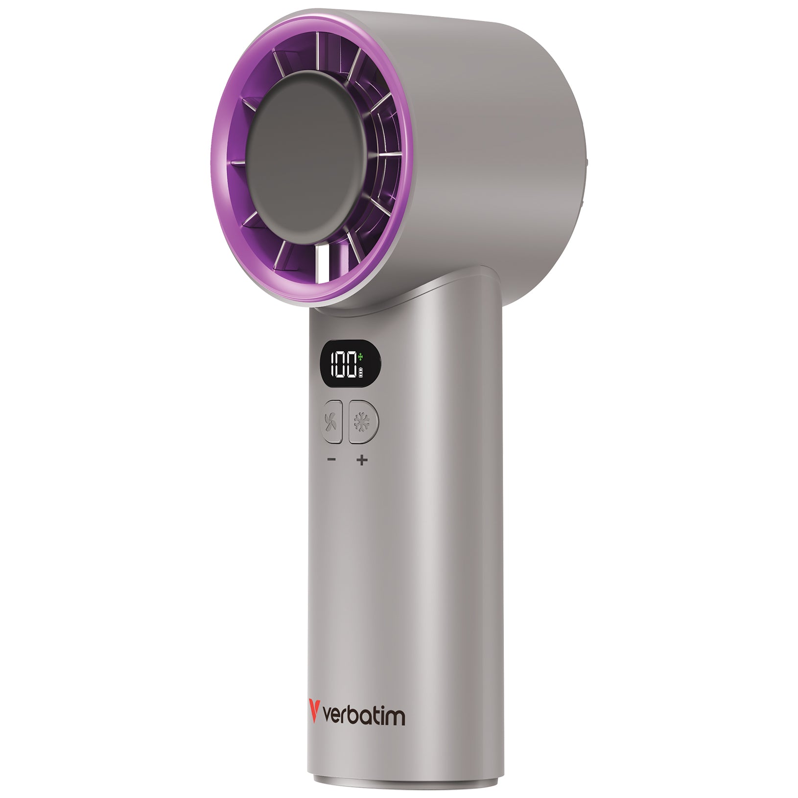 Verbatim Cool & Go Handheld Fan IceTouch Grey/Purple (32342)