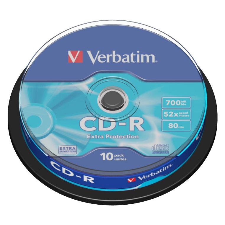 Verbatim CD-R 52X 700MB 10pcs (43437)