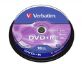 Verbatim DVD+R 16X 4.7GB 10pcs (43498)