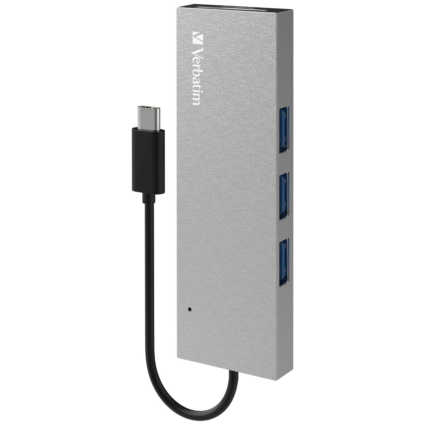 Verbatim USB 3.2 USB-C Card Reader & Hub 固定線 灰色 (65679)