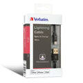 Verbatim Step Up Lightning Cable 2m 黑色 (65361)