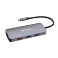 Verbatim 9-in-1 USB 3.2 Gen 2 Type-C Hub 灰色 (32152)