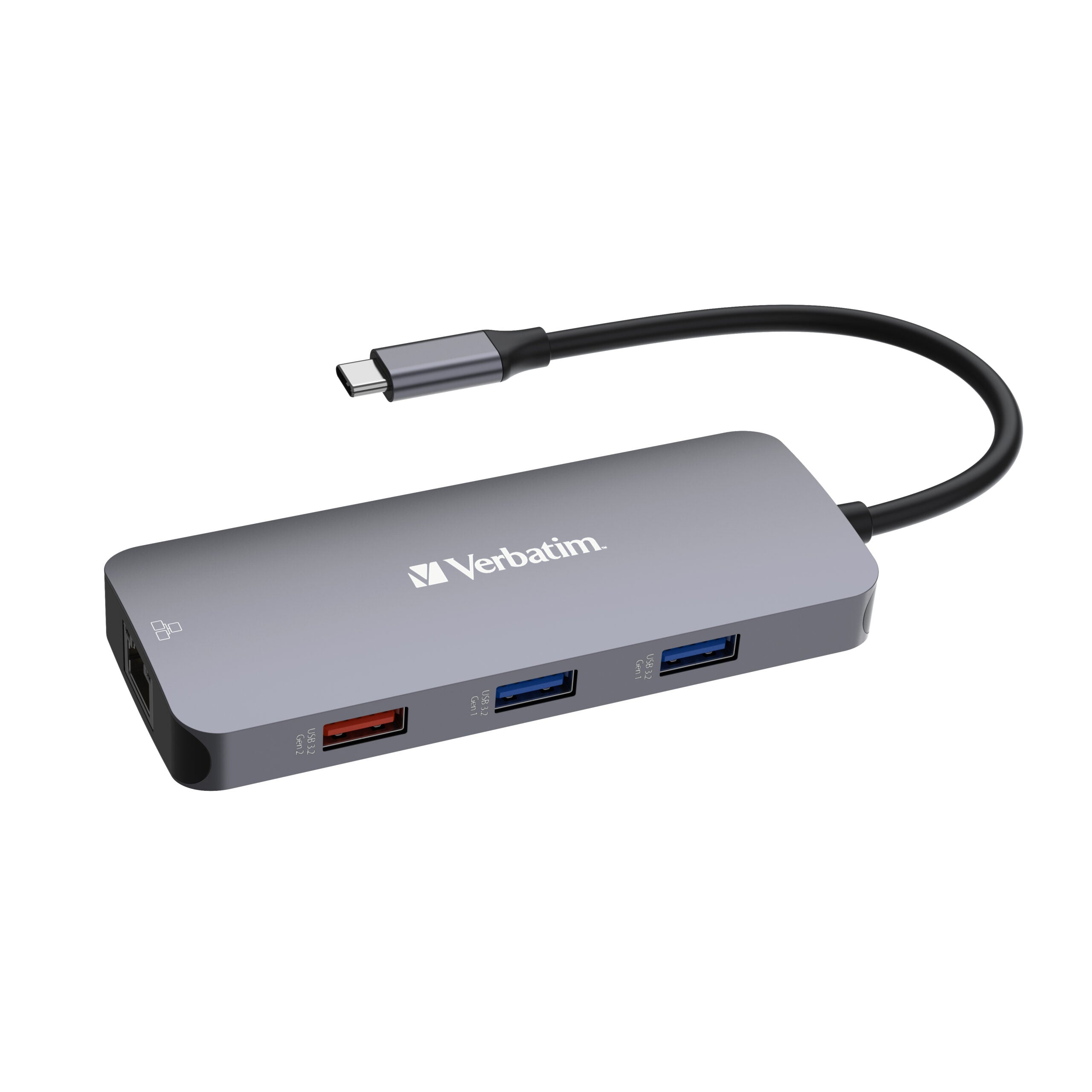 Verbatim 9-in-1 USB 3.2 Gen 2 Type-C Hub 灰色 (32152)