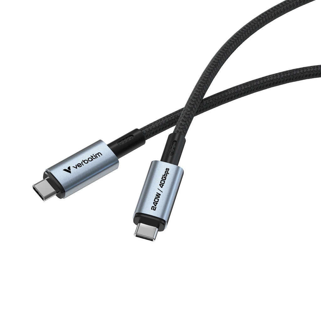 Verbatim USB-C to USB-C PD 3.1 240W USB4 線 120cm (31847)