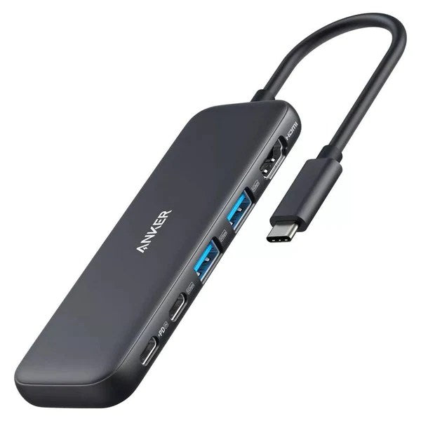 Anker 332 5-in-1 USB-C Hub 黑色 (A8355H11)