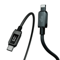 EGO Wiry Max 2 USB-C to Lightning 60W PD 實時顯示線 250cm 灰色 (CLRT2-25GREY)