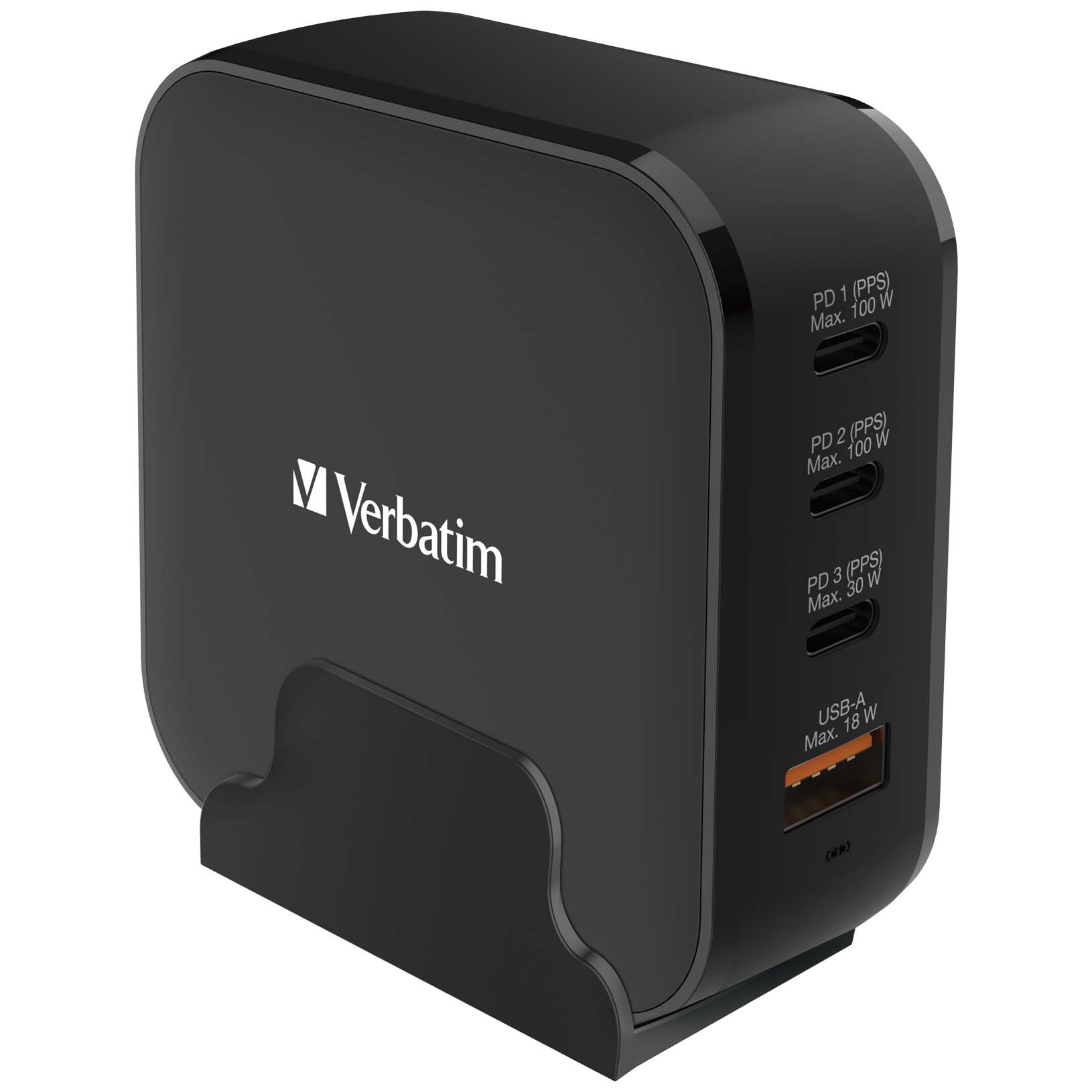 Verbatim 4 Port 150W GaN Charger 黑色 (66910)