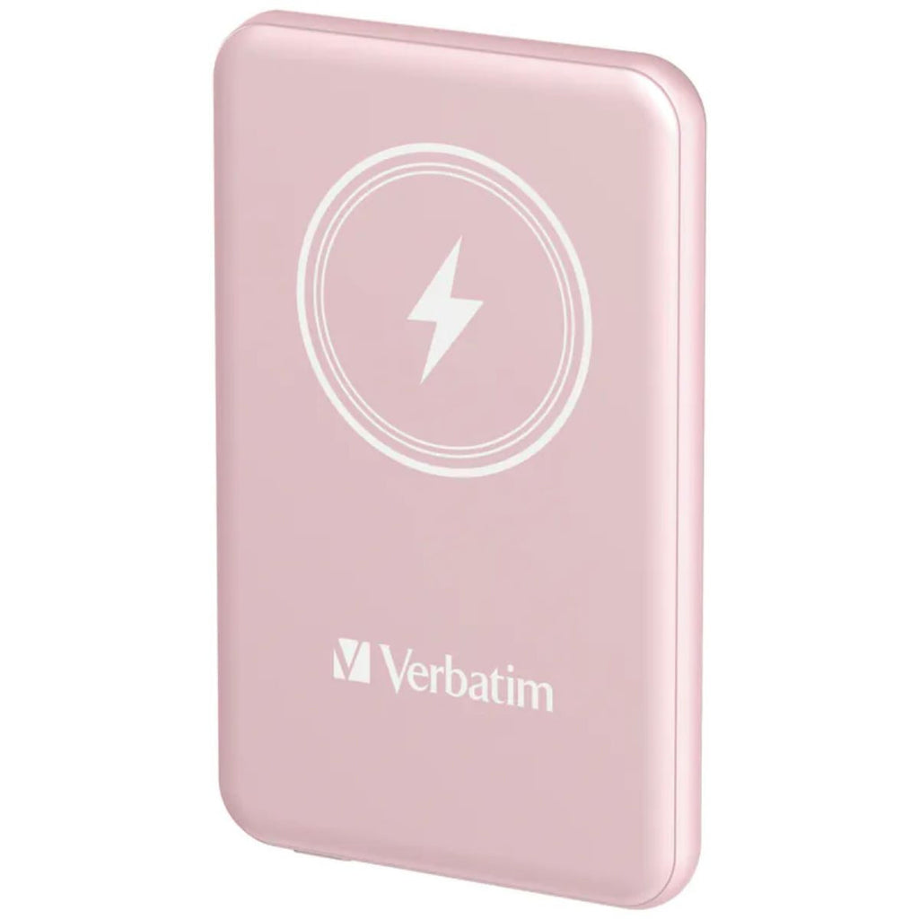 Verbatim MagSafe Qi 15W 5000mAh 行動電源 粉紅色 (32243)