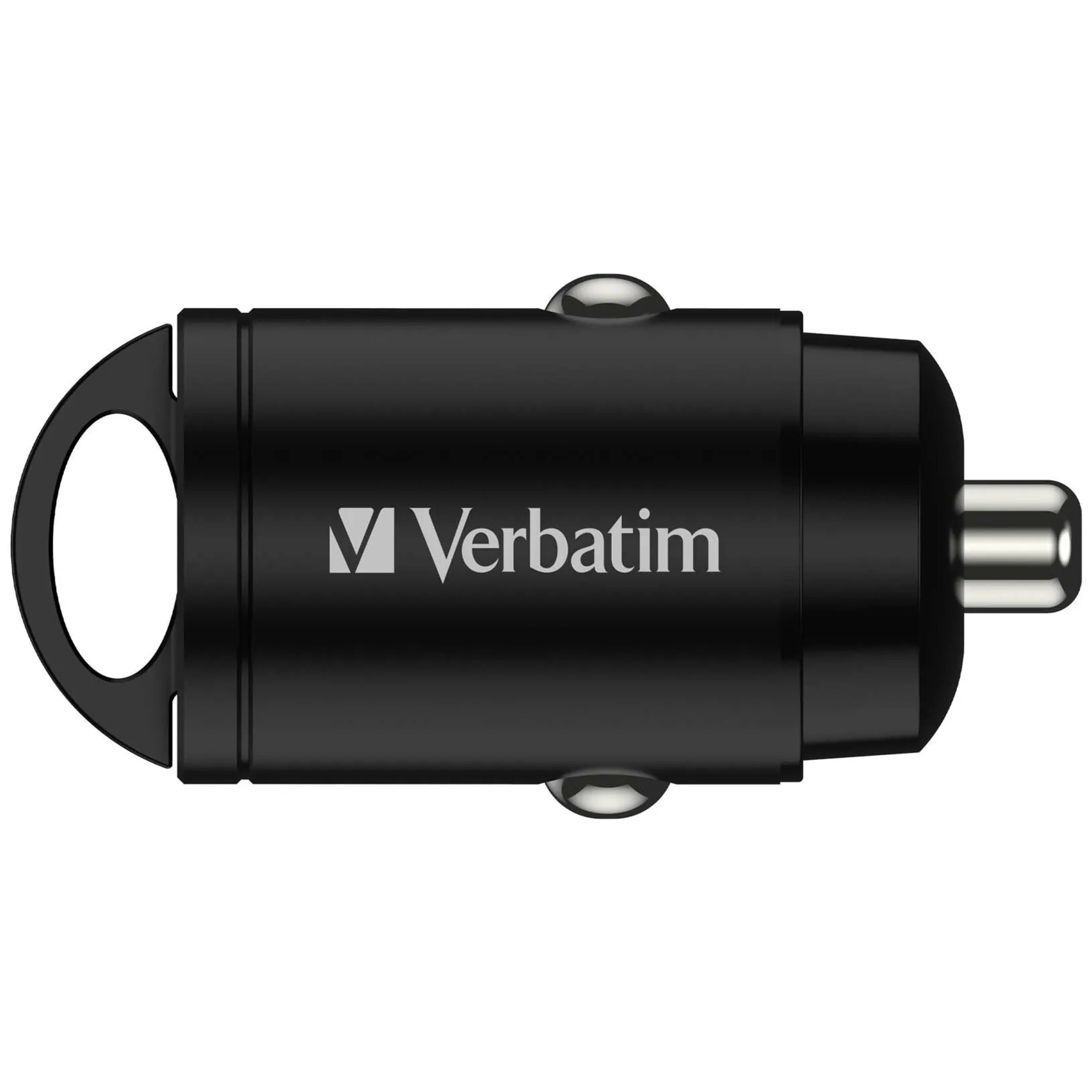 Verbatim Dual Type-C 45W Mini Car Charger Black 66883