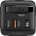 Verbatim 65W 可伸縮線 GAN 充電器 黑色 (32056)