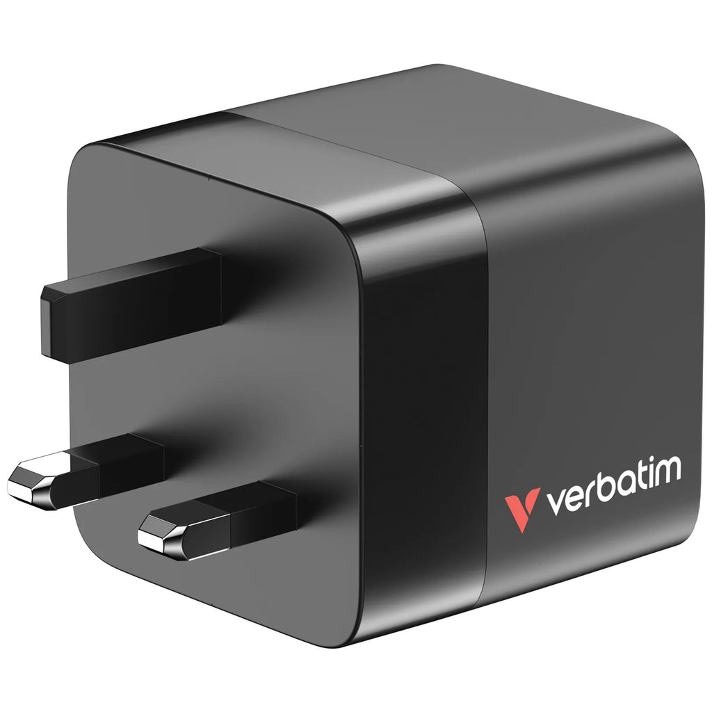 Verbatim 65W 可伸縮線 GAN 充電器 黑色 (32056)