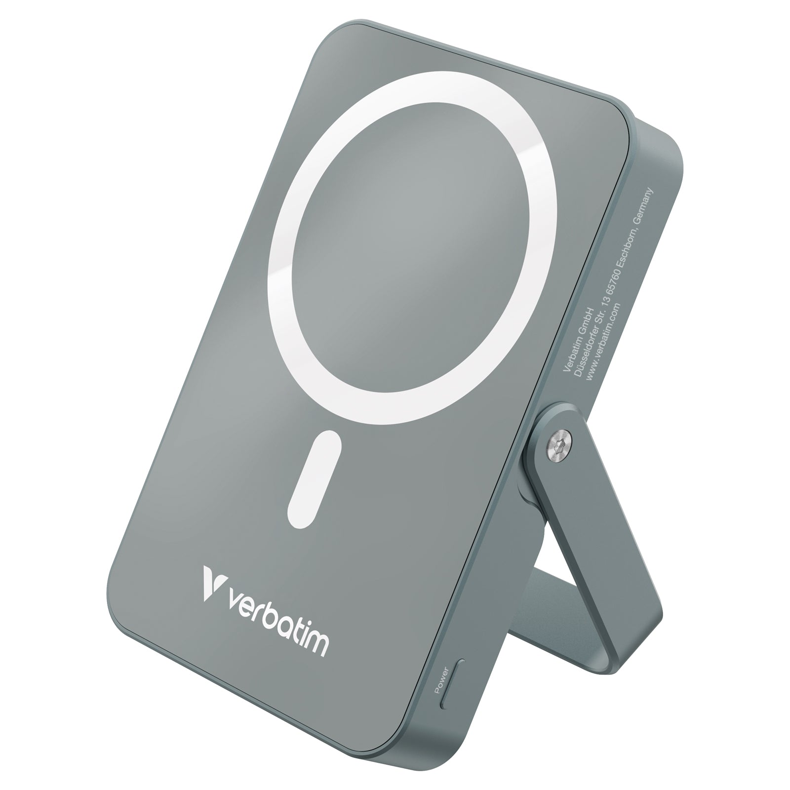 Verbatim Charge n Go 磁吸無線充電行動電源 10000mAh 灰色 (32268)