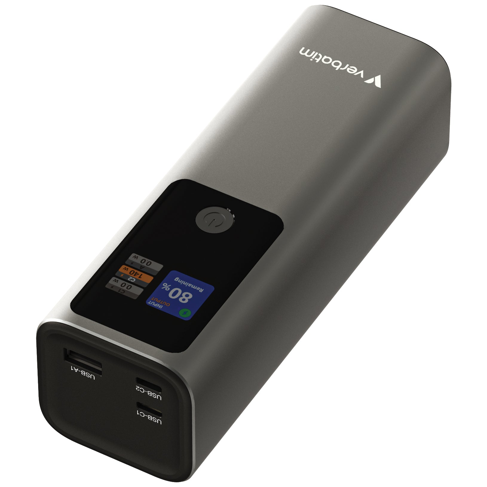 Verbatim Charge n Go 行動電源 29400mAh 183W 灰色 (67052)