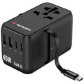 Verbatim 5 Port 45W GaN III Travel Adaptor 黑色 (30182)