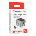 Verbatim GAN Charger 35W Foldable Uk Plug 灰色 (32350)