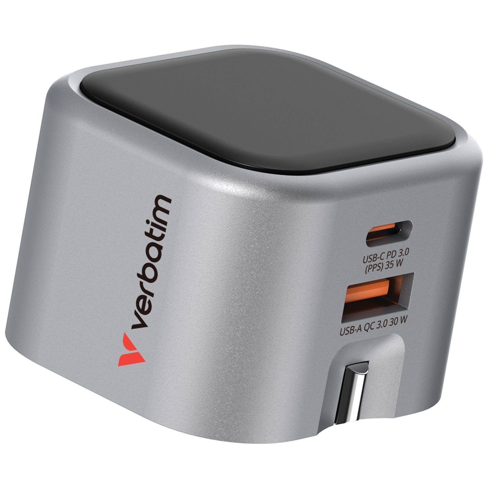 Verbatim GAN Charger 35W Foldable Uk Plug 灰色 (32350)