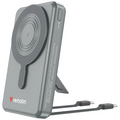Verbatim Charge n Go 磁吸無線行動電源 10000mAh 5-in-1 Stand Dual USB-C 灰色 (32272)