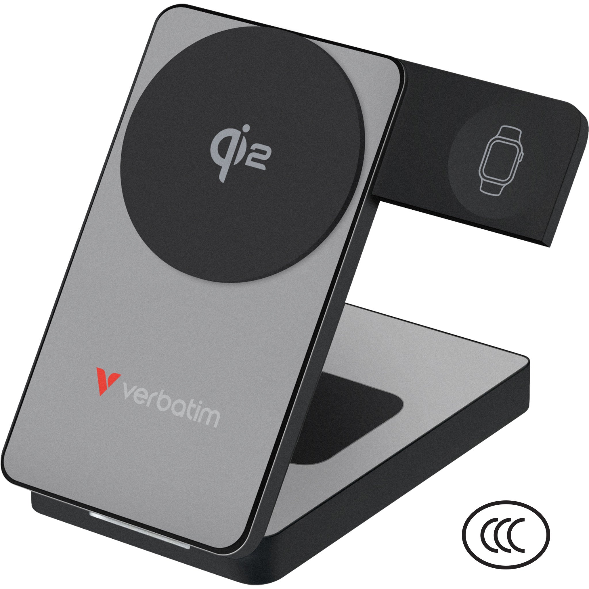 Verbatim Charge n Go 10000mAh Qi2 磁吸無線充電行動電源 Space 灰色 (32295)