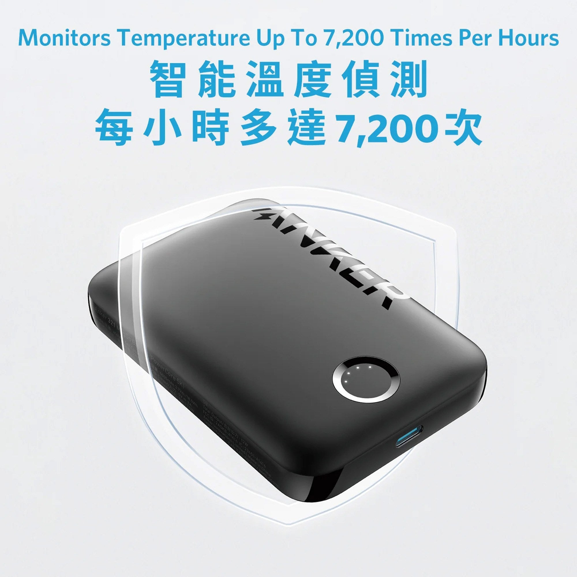 Anker MagGo 321 5000mAh Magnetic 行動電源 白色 (A1616H21)