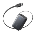 Anker Nano 行動電源 10K 45W Retractable USB-C Cable 黑色 (A1638H11)