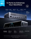 Anker Prime Docking Station 14-in-1 Triple Display Displaylink (A83B32A1)