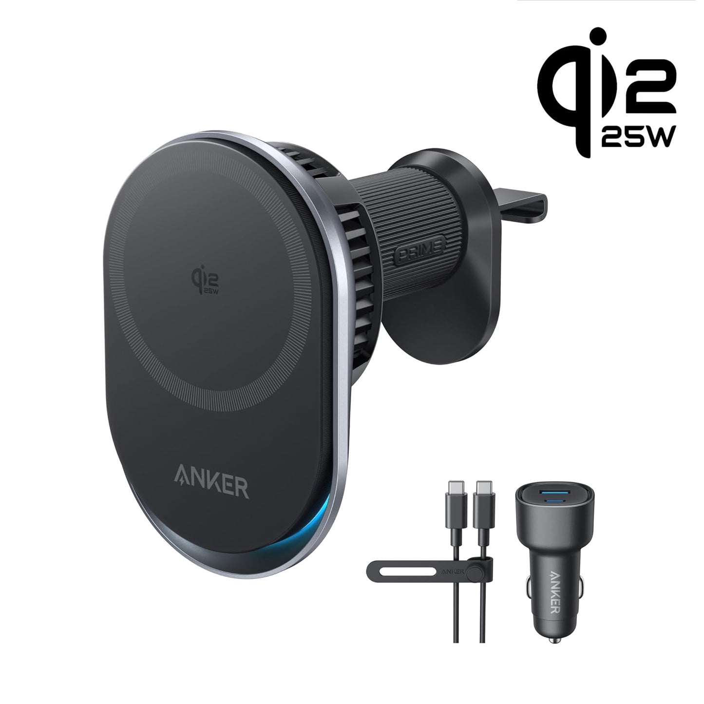Anker Prime Wireless Charger 25W Qi2.2 黑色 (B2933H11)