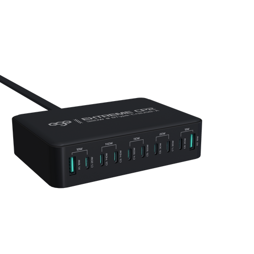 EGO 200W Ultra CP 8-USB GaN Charger Black 176360230