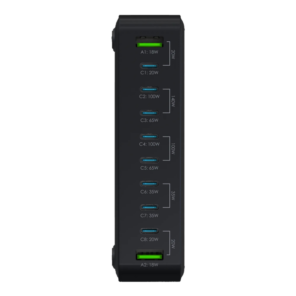 EGO 320W Extreme CP2 10USB GAN Charger 黑色 (EGO-0261)