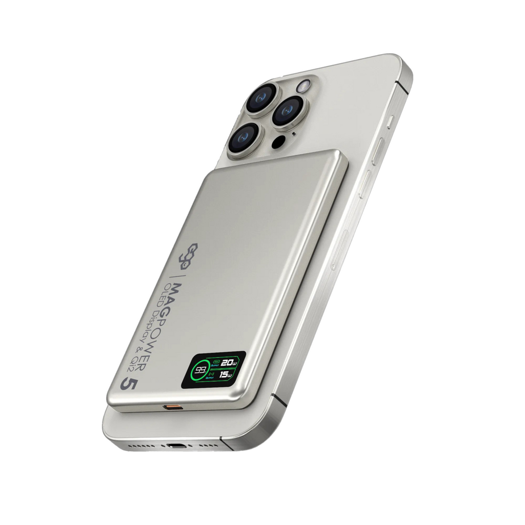 EGO Magpower 15W Gen.5 5000mAh MagSafe 行動電源 鈆色 (MP-55F-TI)