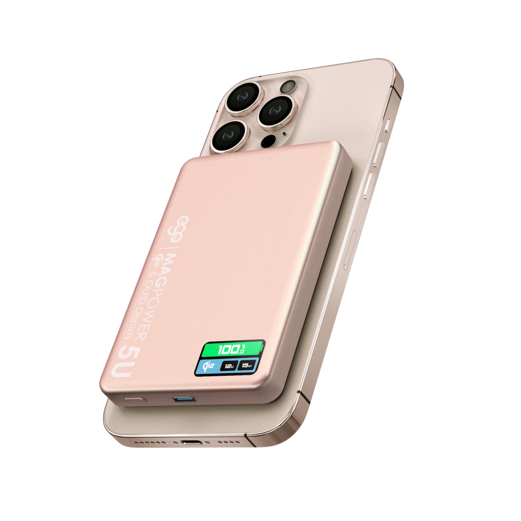 EGO MagPower 5u Qi2 10000mAh 行動電源 粉紅色 (MP510U-PINK)