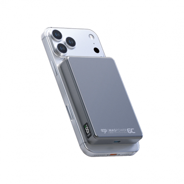 EGO MagPower 6C Qi2.2 45W 10000mAh 行動電源 灰色 (P31-GRAY)