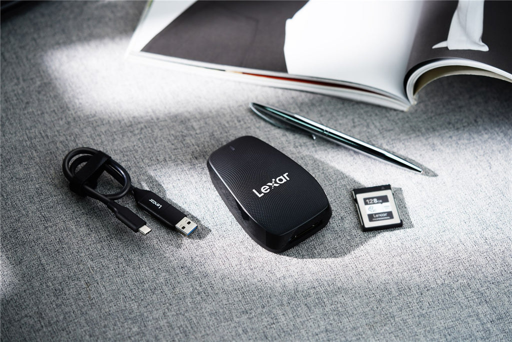 Lexar Professional CFexpress Type B USB 3.2 Gen 2x2 讀卡器 (LRW550U-RNBNG)