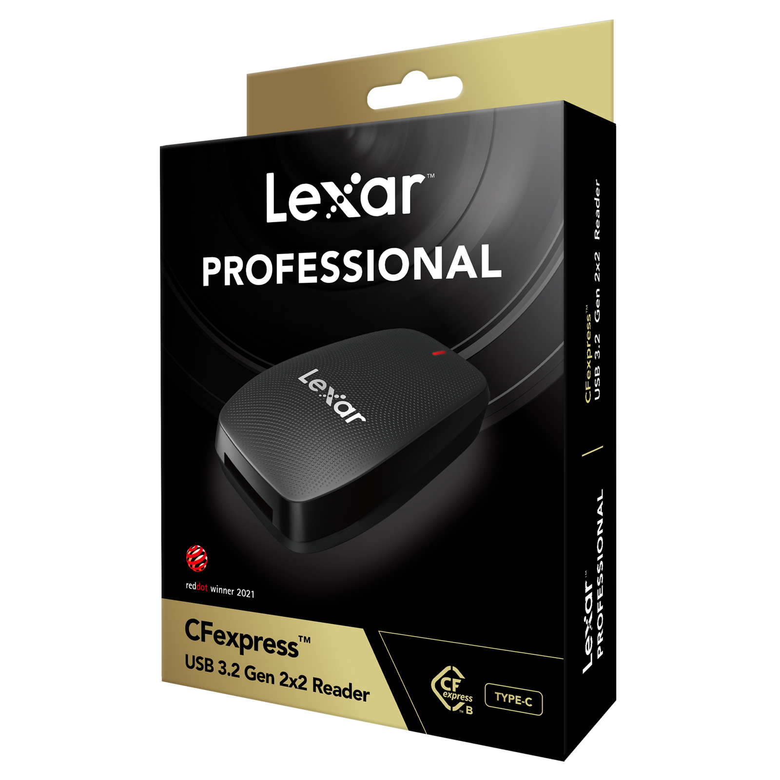 Lexar Professional CFexpress Type B USB 3.2 Gen 2x2 讀卡器 (LRW550U-RNBNG)