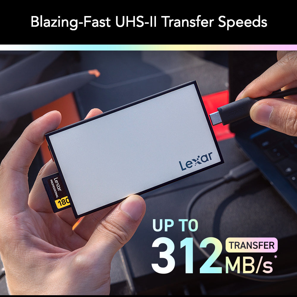 Lexar Professional Workflow SD/microSD Uhs-ii 讀卡器 (LPWF710N-4ANGL)